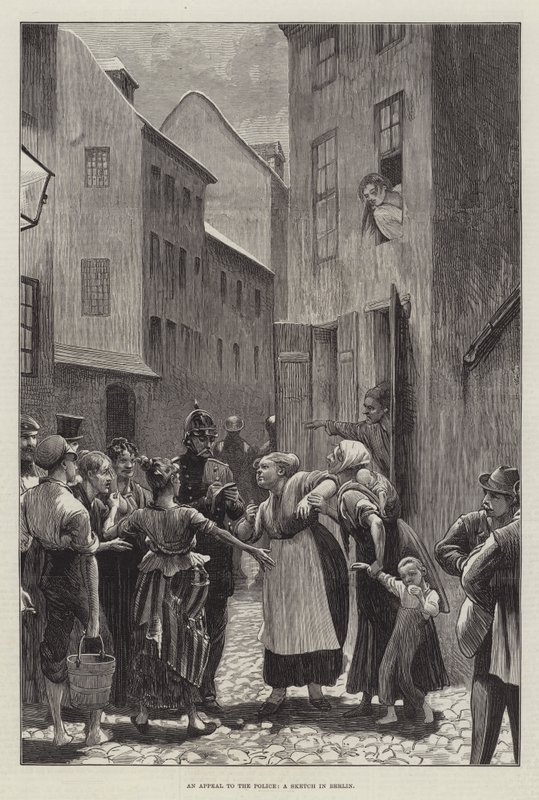 An Appeal to the Police, a Sketch in Berlin by English School