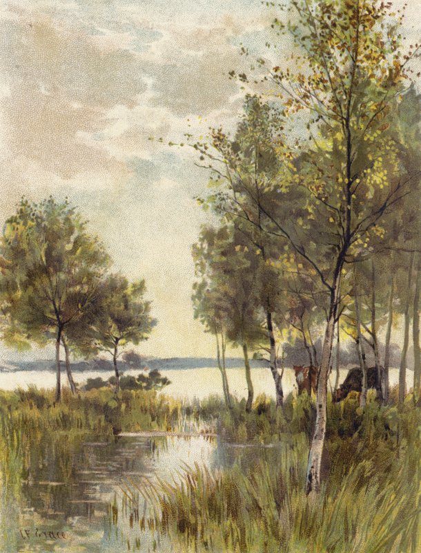 An Autumn Evening by English School