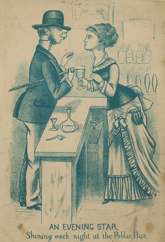 An evening star, shining each night at the public bar by English School