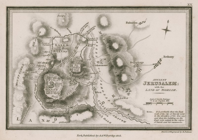Ancient Jerusalem; with the Land of Moriah by English School