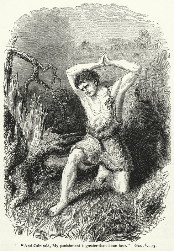"And Cain Said, My Punishment is Greater Than I Can Bear," Gen iv 13 by English School