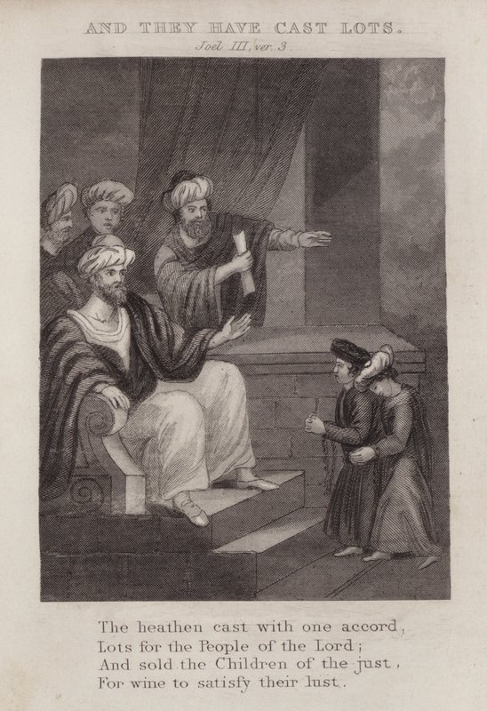 And They Have Cast Lots, Joel 3:3 by English School