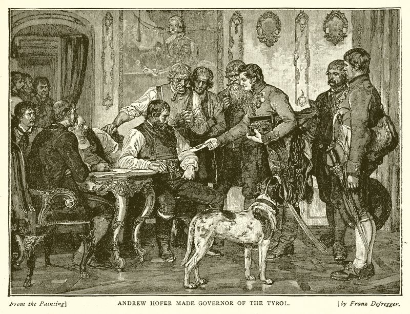 Andrew Hofer made Governor of the Tyrol by English School