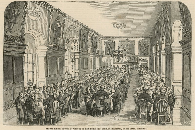 Annual Dinner of the Governors of Bridewell and Bethlehem Hospitals by English School