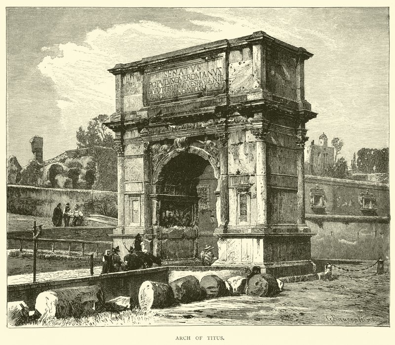 Arch of Titus by English School
