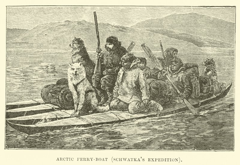 Arctic Ferry-boat, Schwatkas Expedition by English School