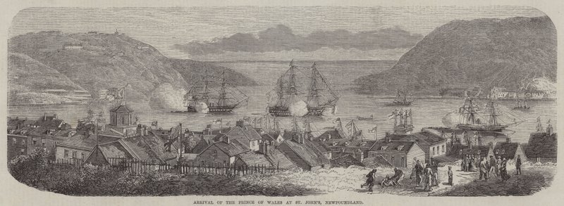 Arrival of the Prince of Wales at St John