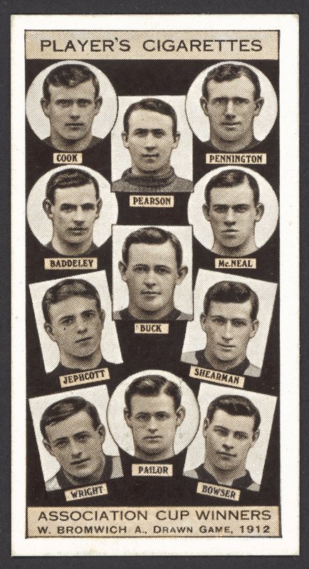Association Cup Winners, West Bromwich Albion, Drawn Game by English School