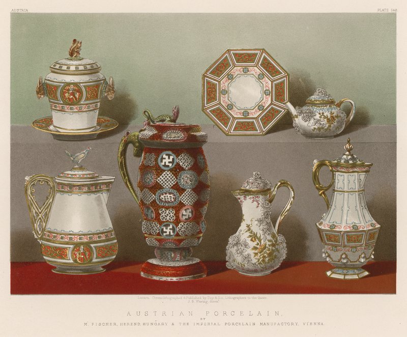 Austrian Porcelain by English School