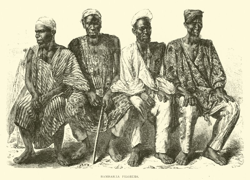 Bambarra Pilgrims by English School