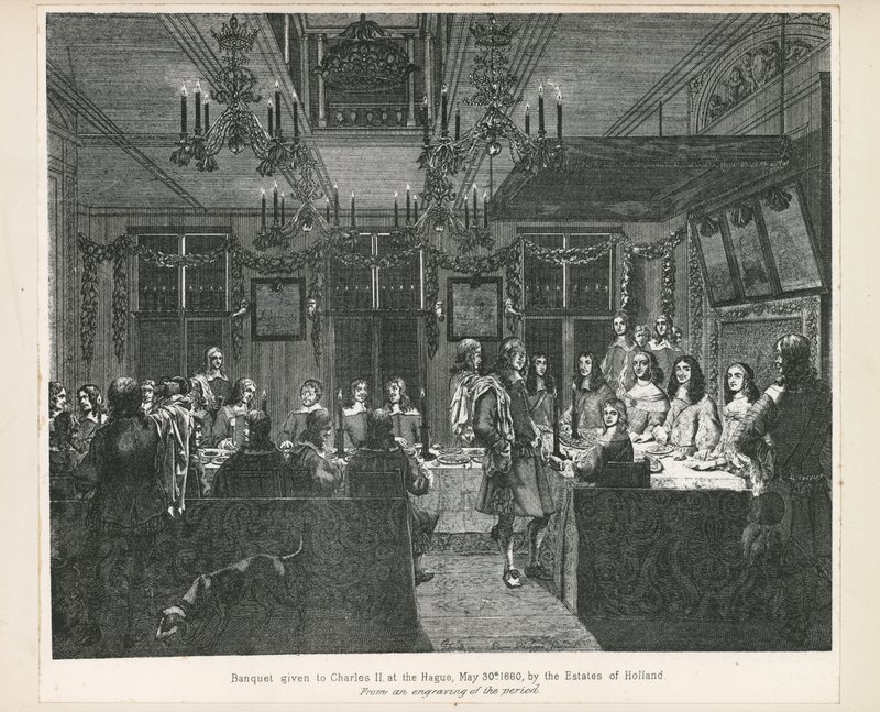 Banquet Given to King Charles II, 30 May 1660, by the Estates of Holland by English School