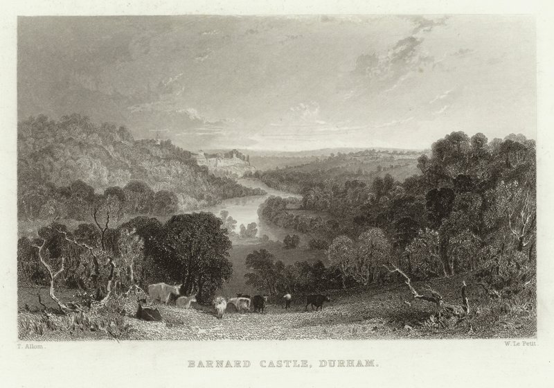 Barnard Castle, Durham by English School