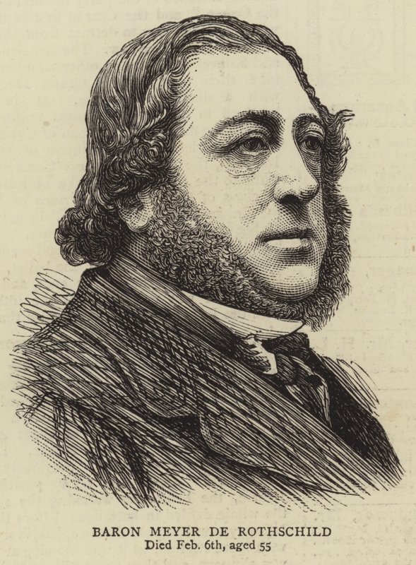 Baron Meyer de Rothschild by English School