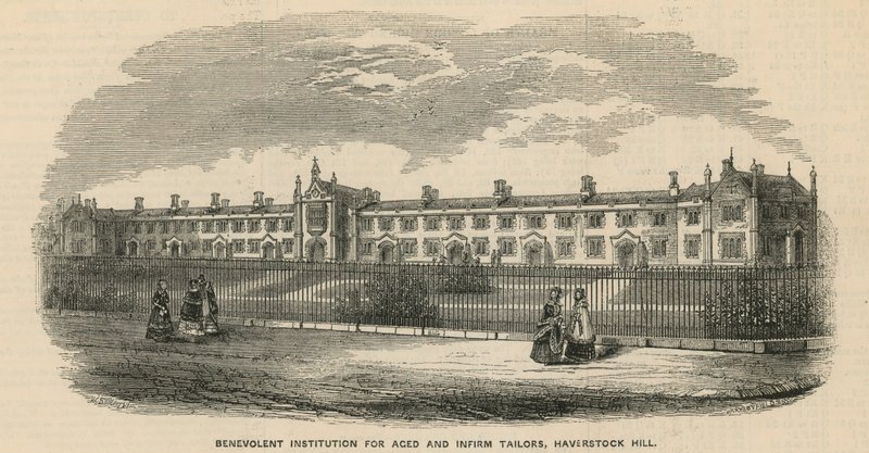 Benevolent Institution for Aged and Infirm Tailors on Haverstock Hill by English School