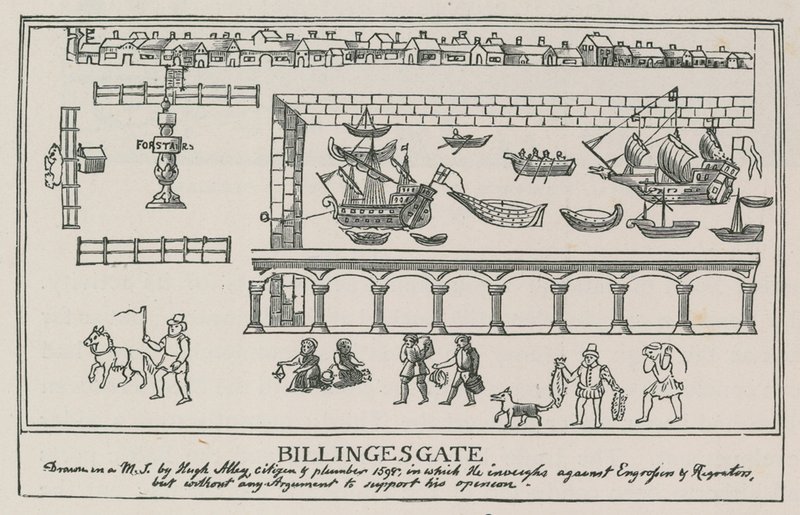 Billingsgate, 1598 by English School