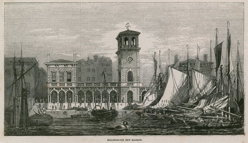 Billingsgate New Market by English School