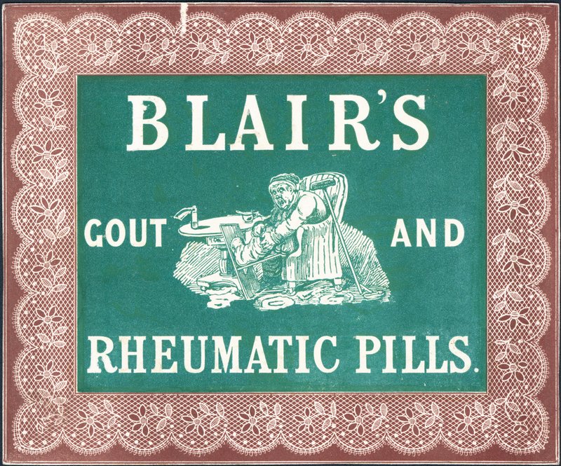 Blairs Gout and Rheumatic Pills by English School