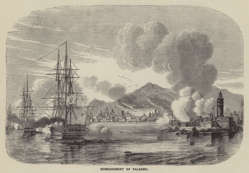 Bombardment of Palermo by English School