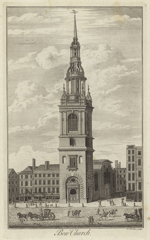 Bow Church, London by English School