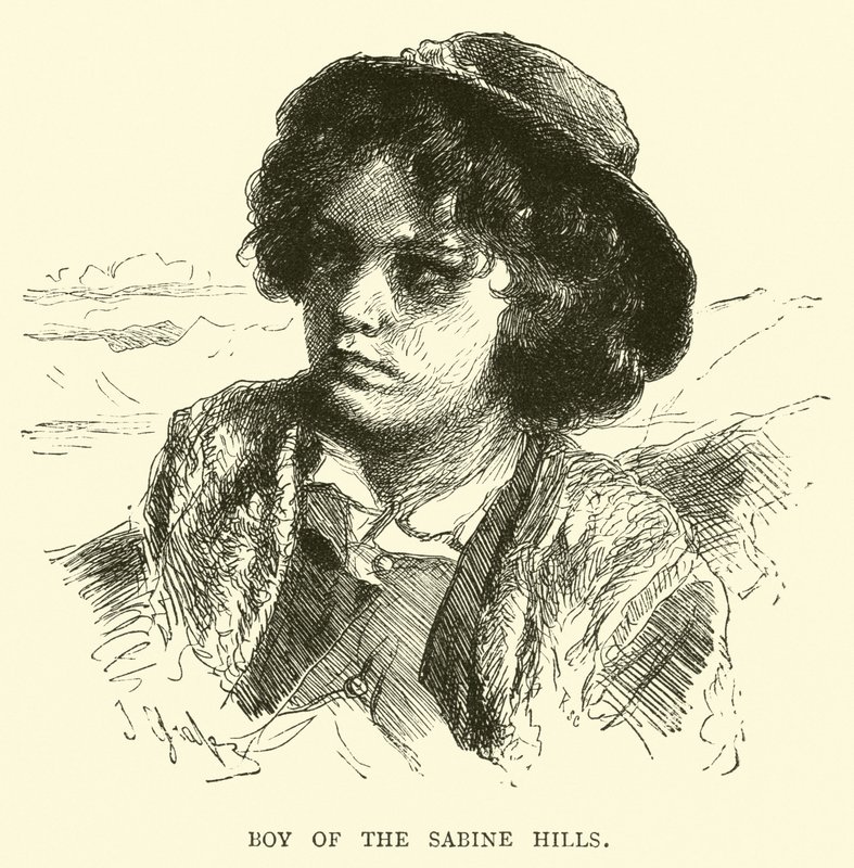 Boy of the Sabine Hills by English School