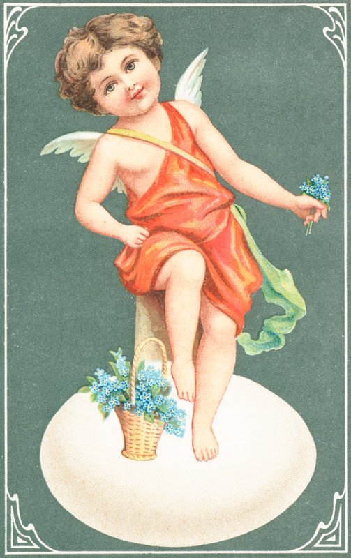 British Valentines card by English School