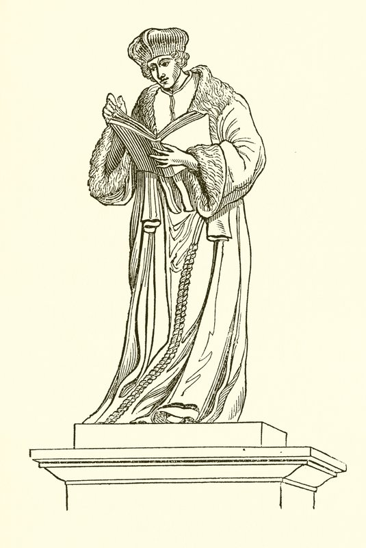 Bronze Statue of Erasmus at Rotterdam by English School
