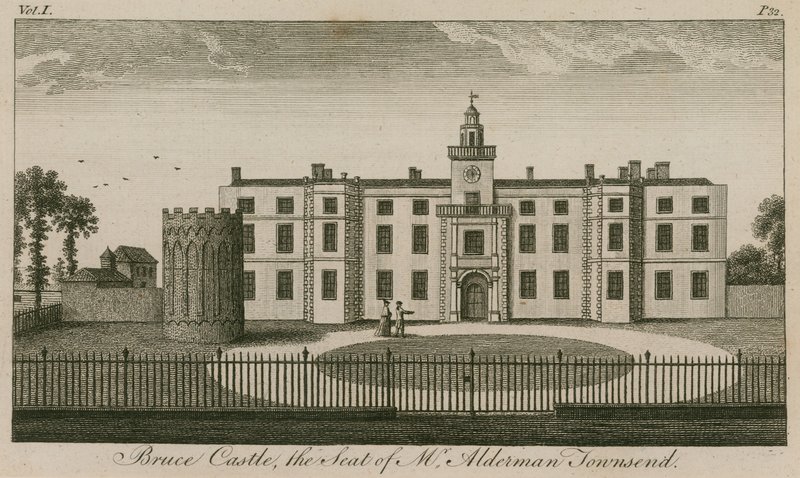Bruce Castle, Tottenham, London, the Seat of Mr Alderman Townsend by English School