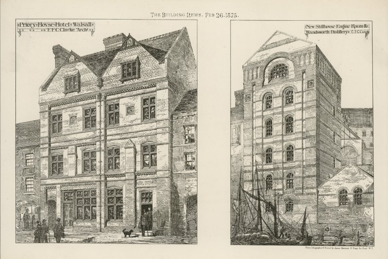 Buildings by E. F. C. Clarke by English School