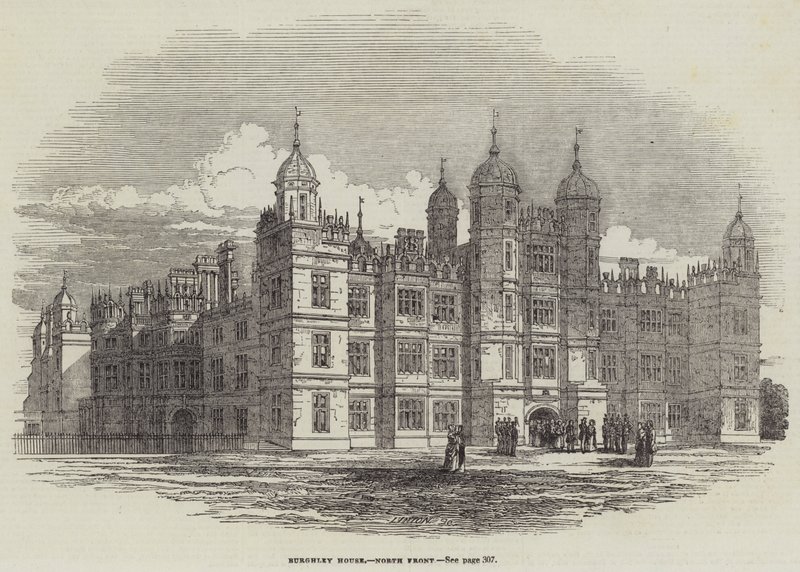 Burghley House, North Front by English School