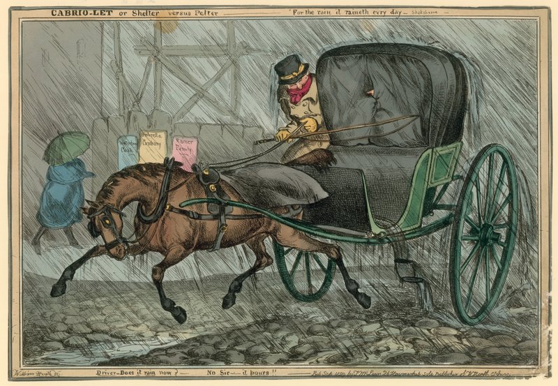 Cabriolet or Shelter Versus Pelter by English School