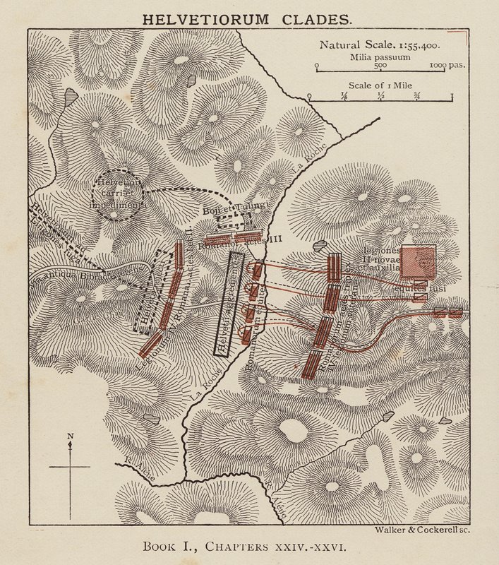 Caesar, Gallic War: Helvetiorum Clades by English School