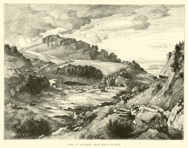 Camp of Hannibal near Rocca di Papa by English School