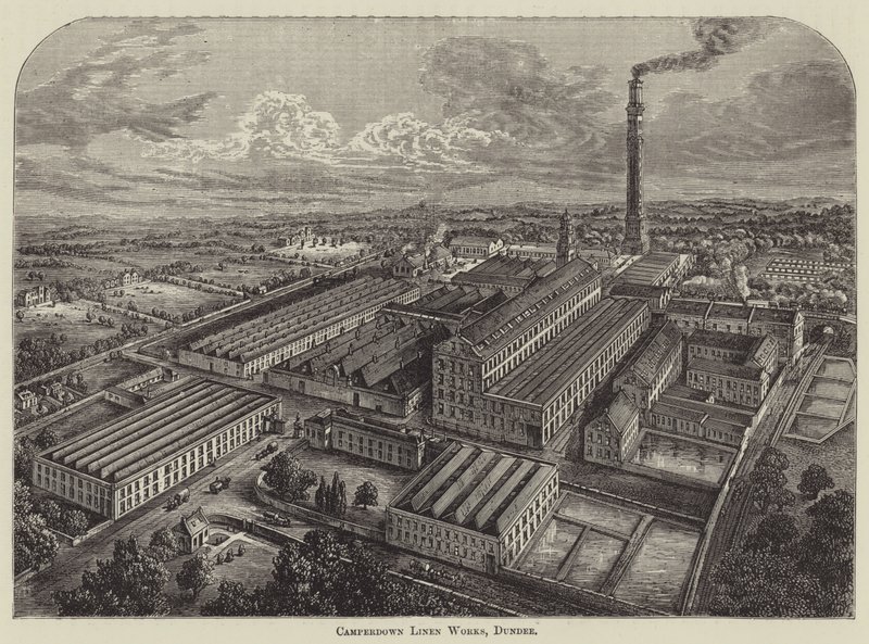 Camperdown Linen Works, Dundee by English School