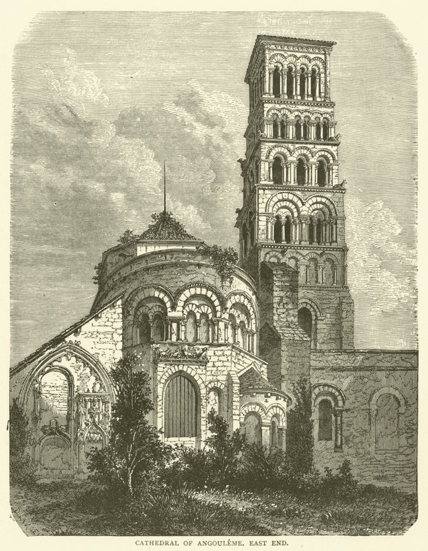 Cathedral of Angouleme, East End by English School