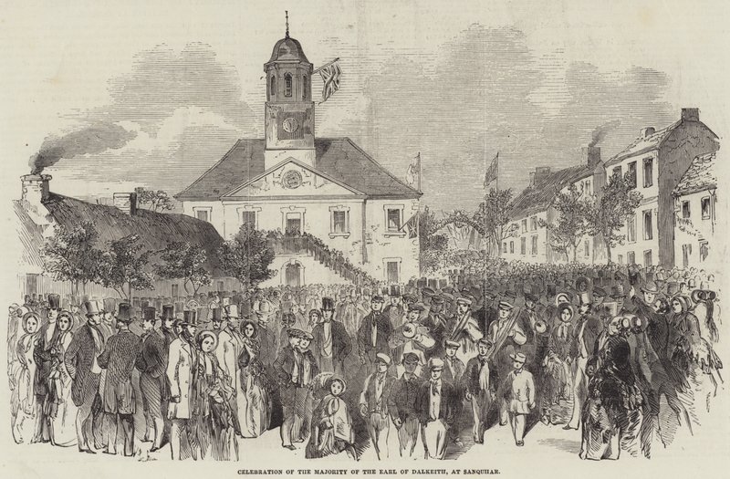 Celebration of the Majority of the Earl of Dalkeith, at Sanquhar by English School