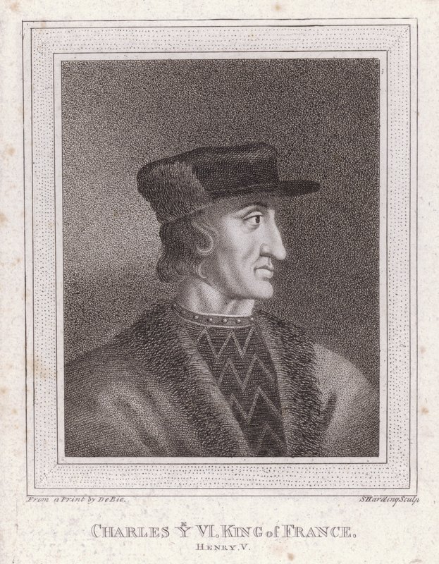 Charles VI, King of France by English School