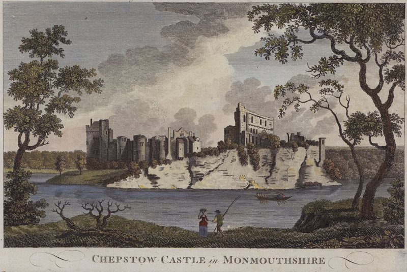 Chepstow Castle, Monmouthshire by English School