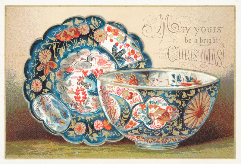 China Bowl and Plate by English School