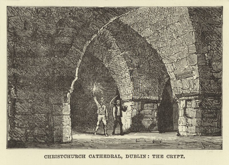 Christchurch Cathedral, Dublin, the Crypt by English School