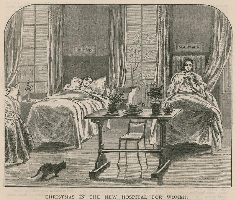 Christmas in the New Hospital for Women by English School
