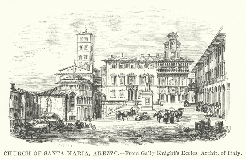 Church of Santa Maria, Arezzo by English School