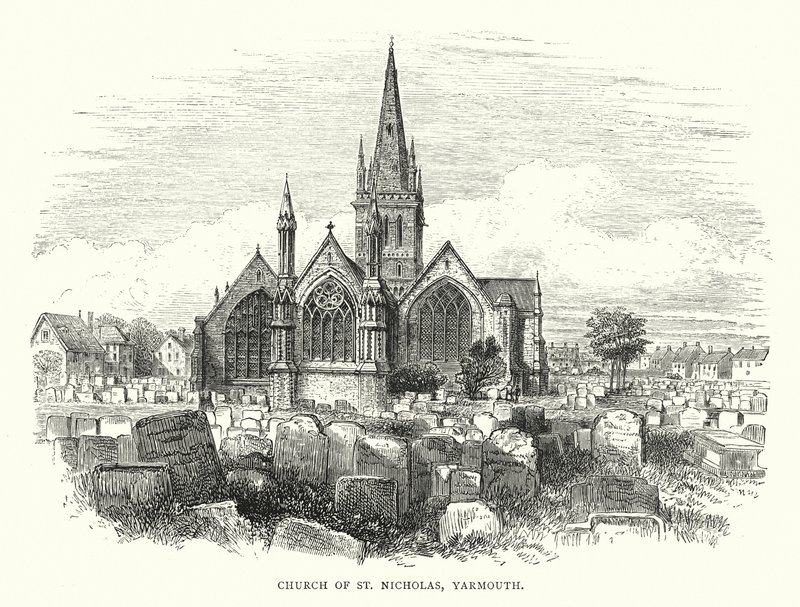 Church of St Nicholas, Yarmouth by English School