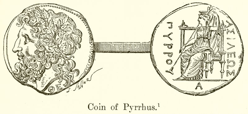 Coin of Pyrrhus by English School