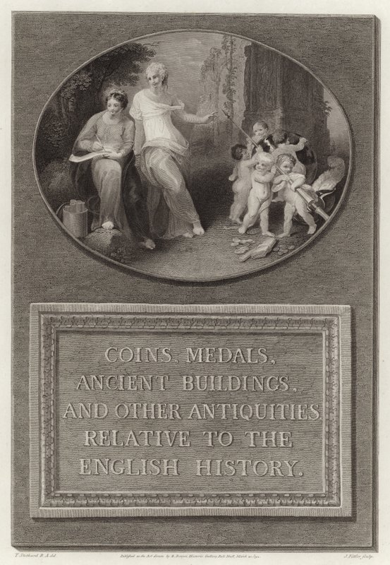 Coins, Medals, Ancient Buildings, and Other Antiquities Relative to the English History by English School