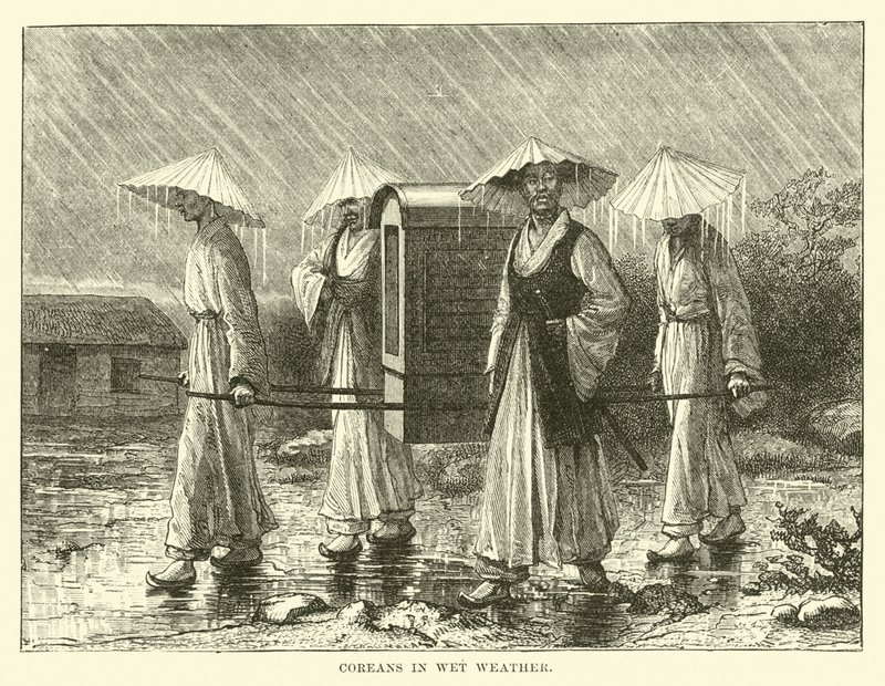 Coreans in Wet Weather by English School