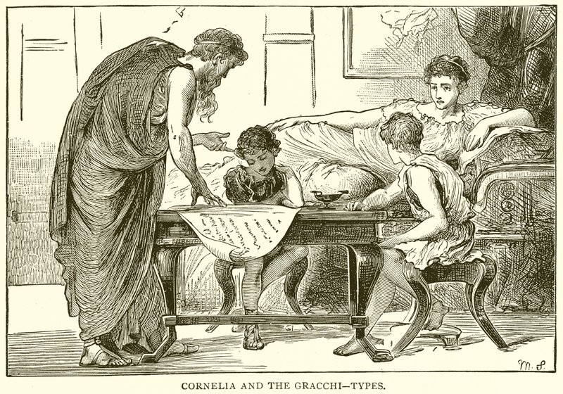 Cornelia and the Gracchi: Types by English School