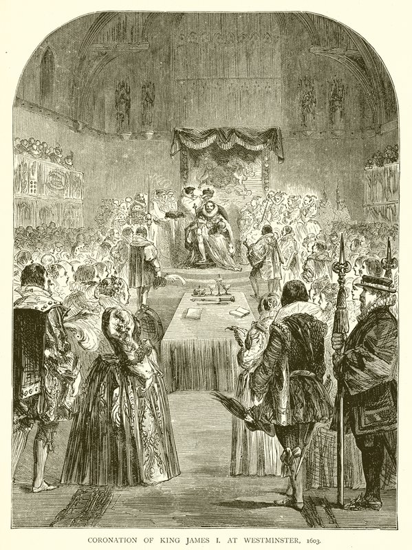 Coronation of King James I at Westminster, 1603 by English School