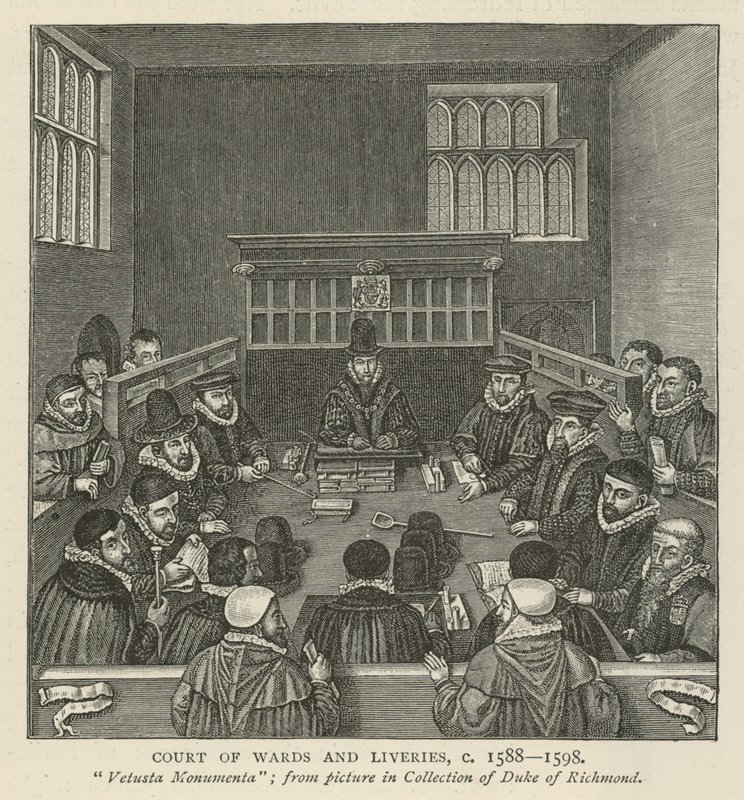Court of Wards and Liveries, Circa 1588-1589 by English School