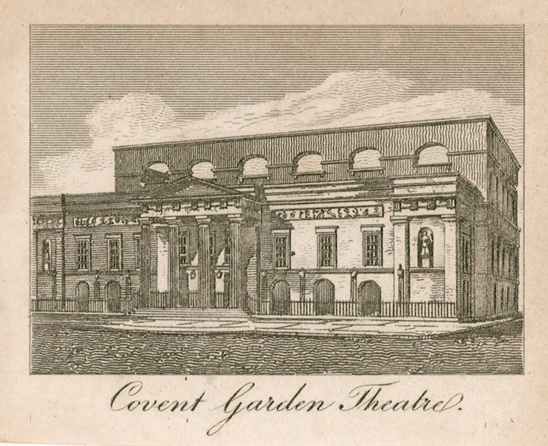 Covent Garden Theatre, London by English School