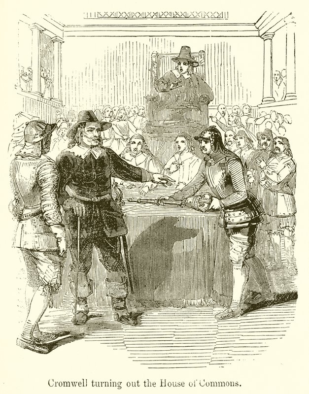 Cromwell Turning Out the House of Commons by English School